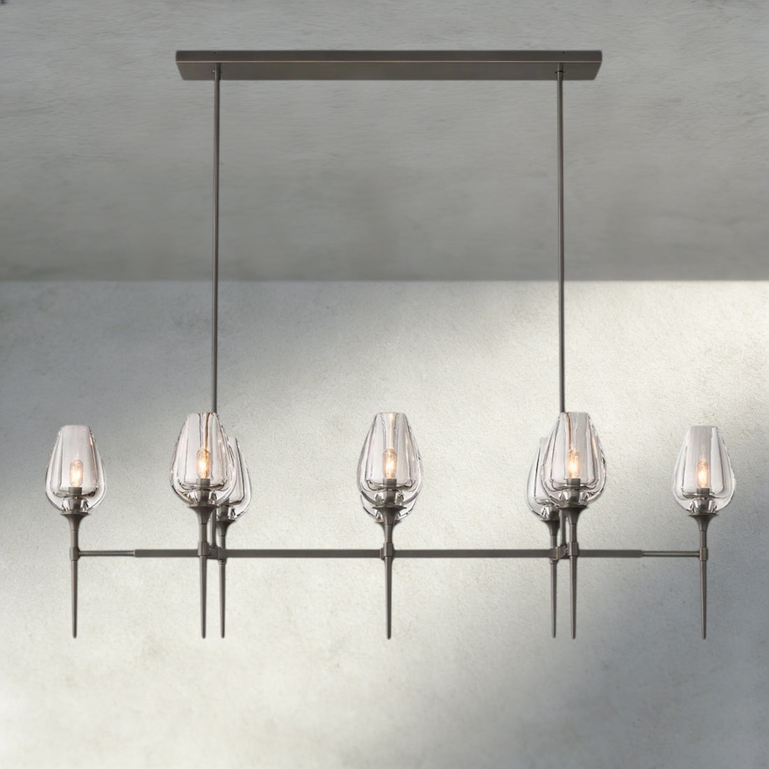 Tulip Linear Chandelier 52", 65"