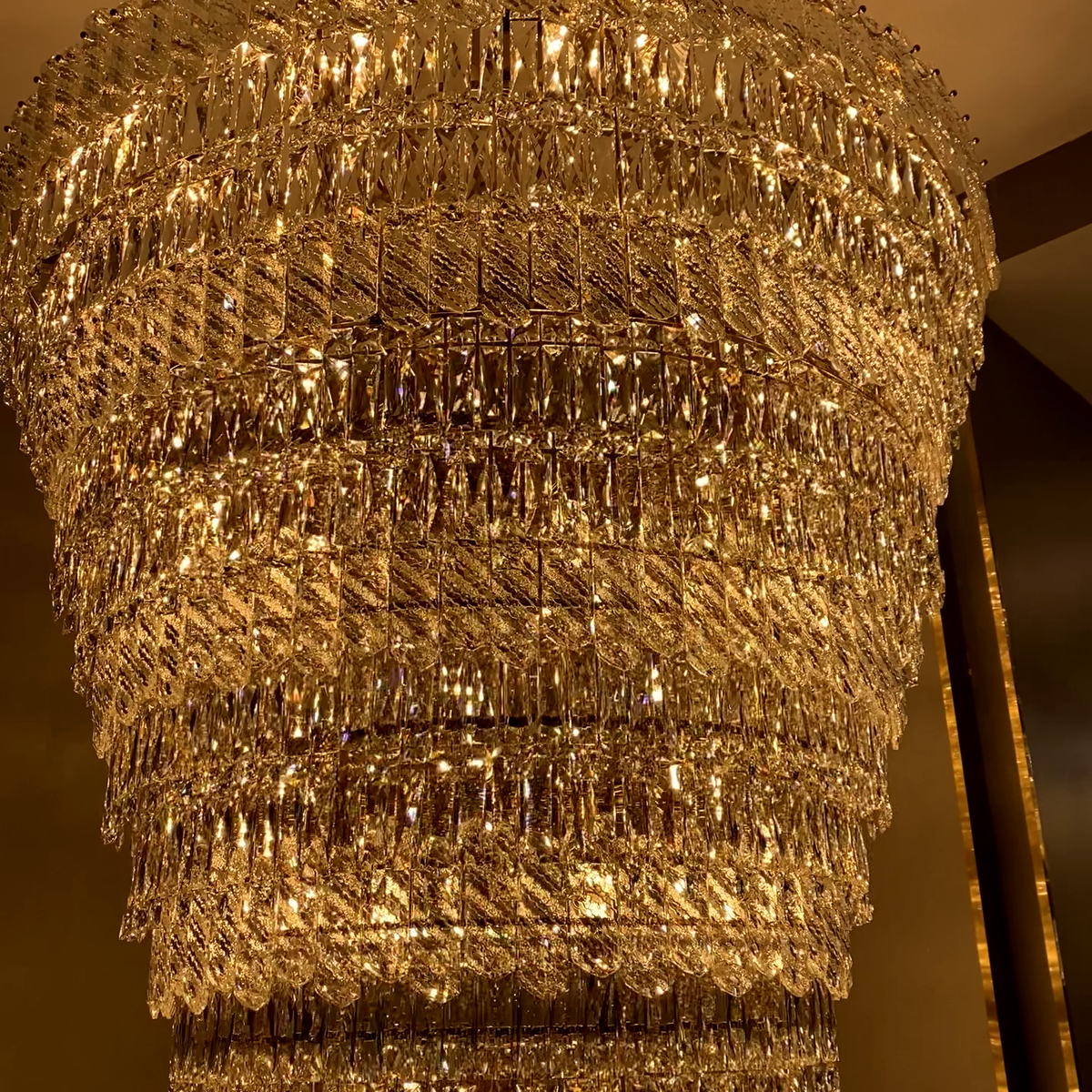 Extra Large Luxury Crystal Chandelier for Staircase / living Room / foyer / villa