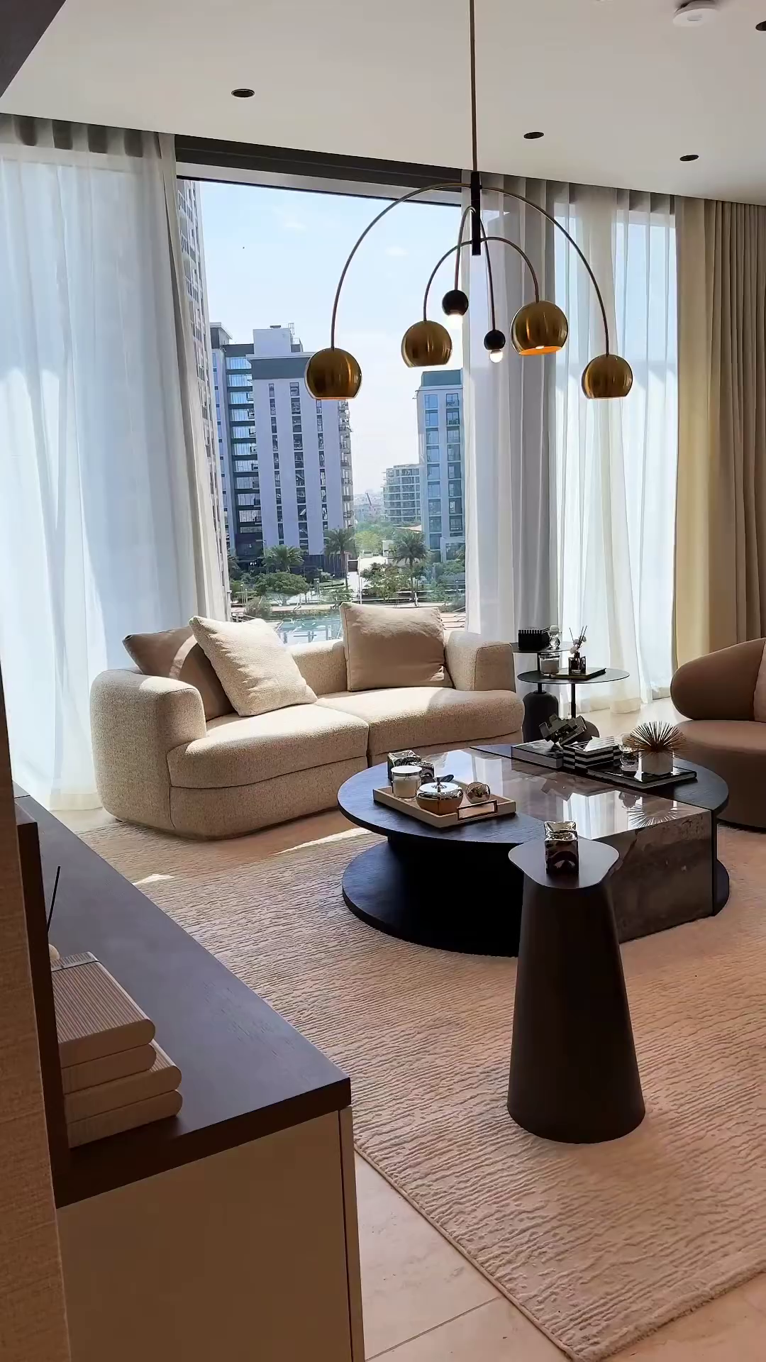 Modern Cosmic Sputnik Chandelier with Aged Brass Finish and Steel Frame for Living Room Bedroom