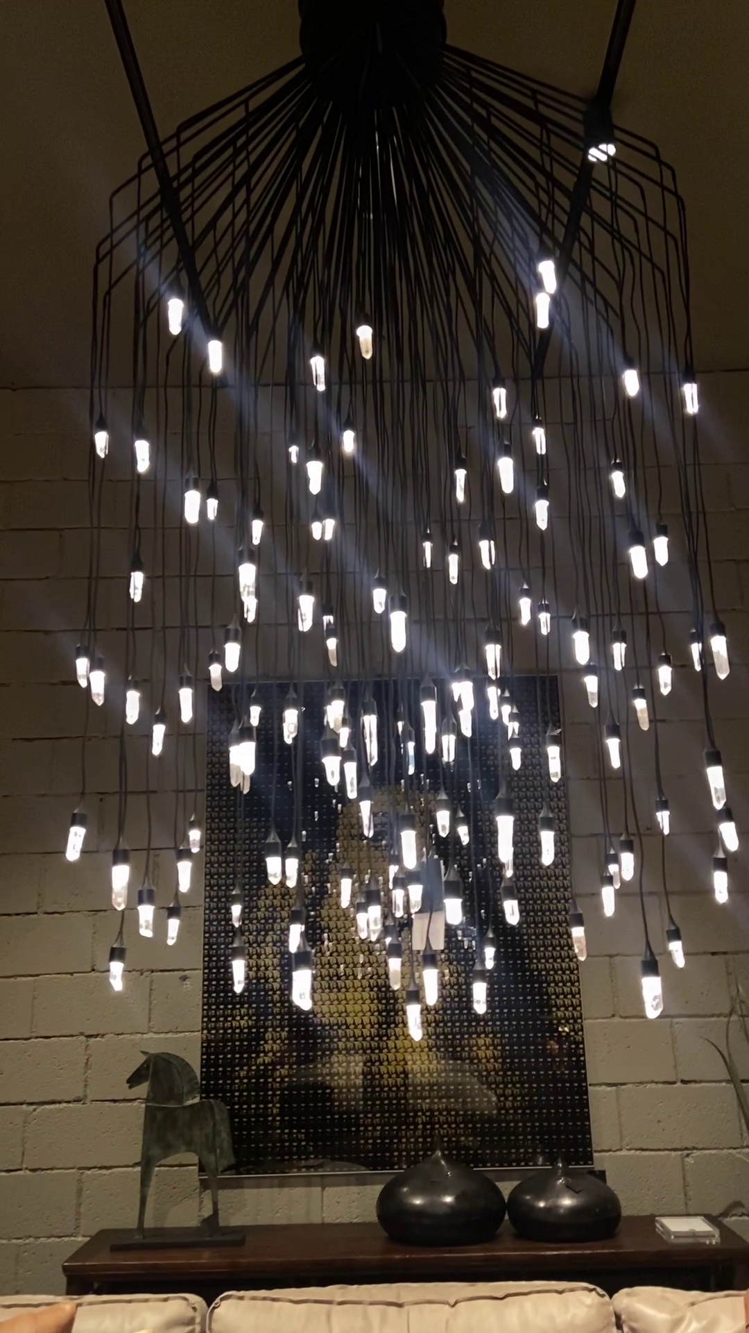 Rock Crystal Raindrop Chandelier with Polished Finish for Living Room Dining Room Staircase Foyer