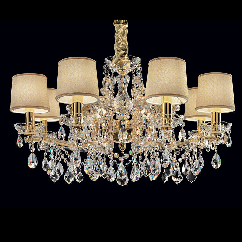 Golden Maria Theresa Crystal Chandelier